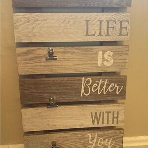 Rustic Brown and Cream Wall Decor